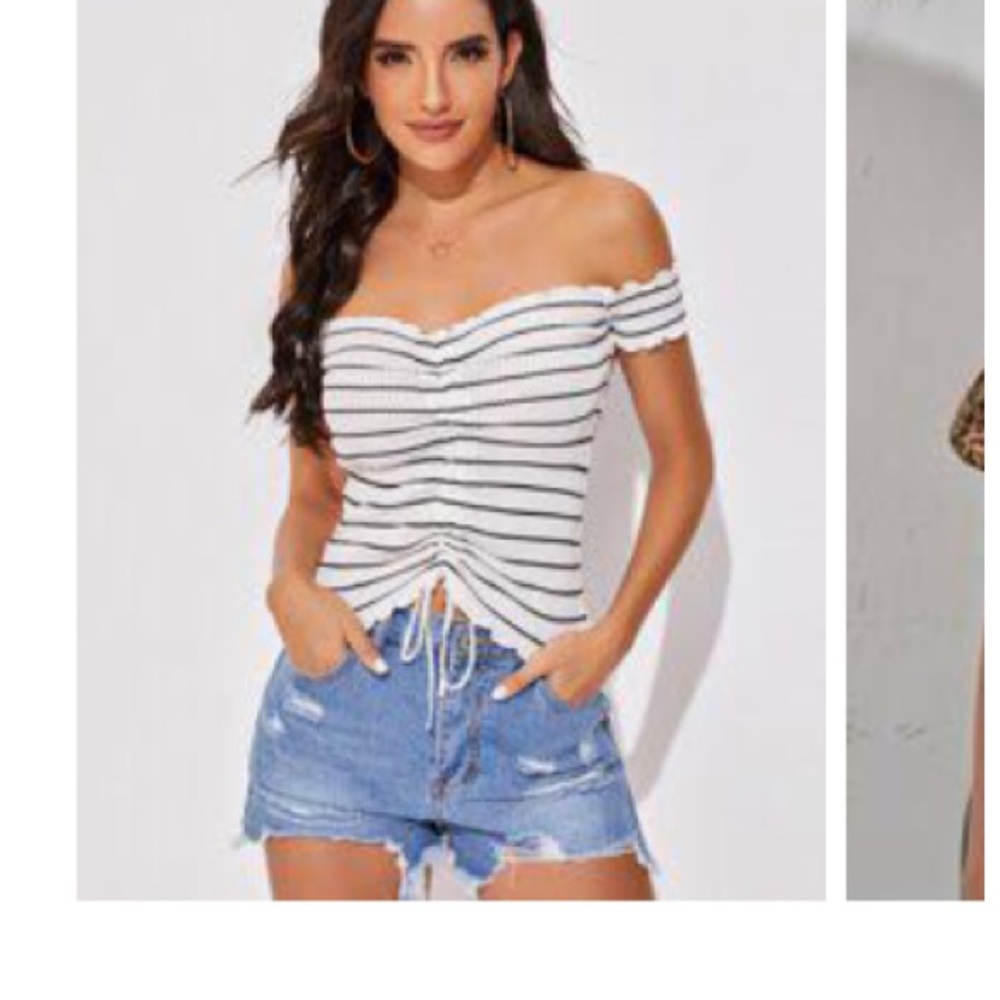 Off Shoulder Top - Picture 2 of 5